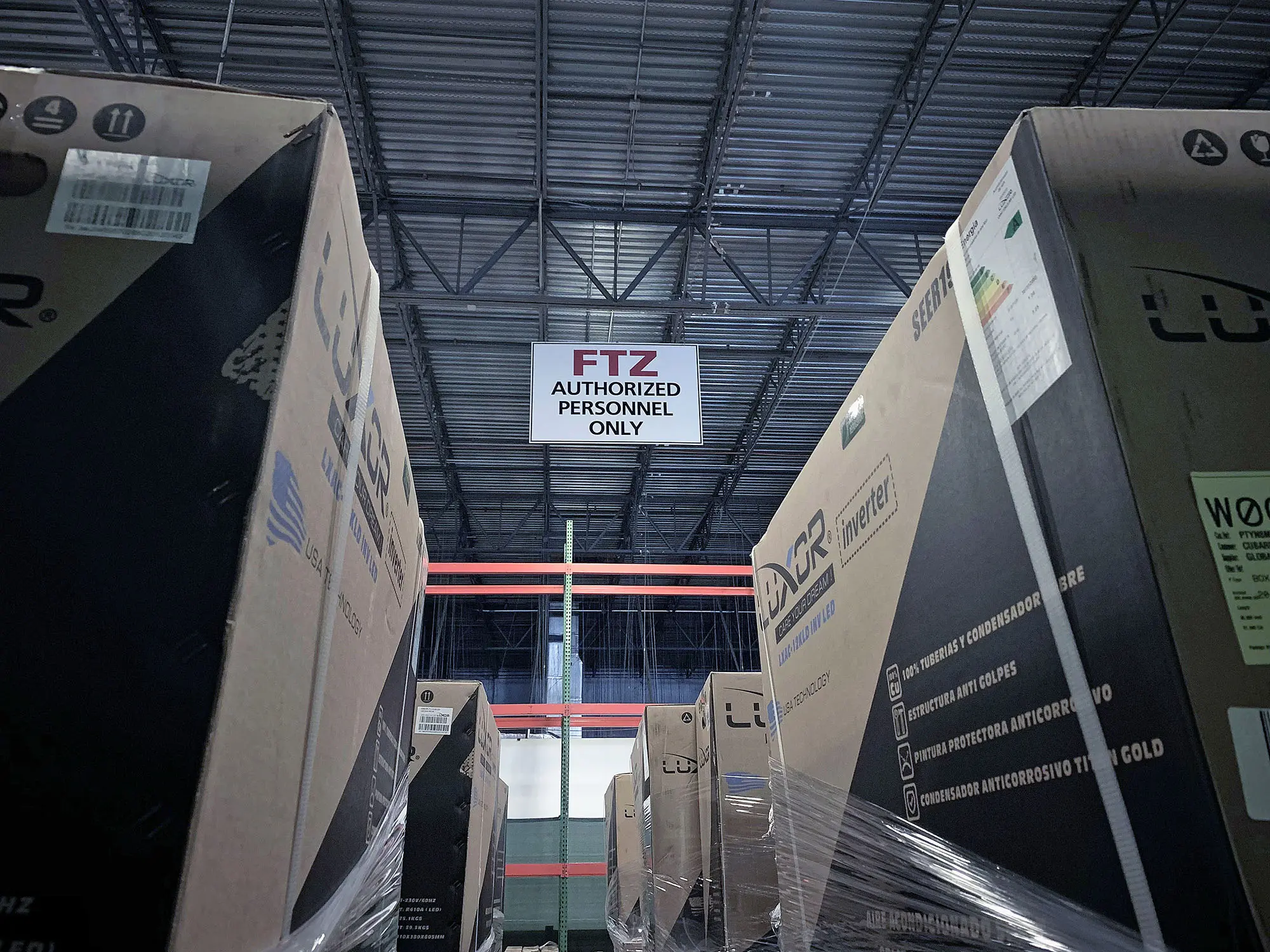Cargo stored within an authorized Foreign-Trade Zone